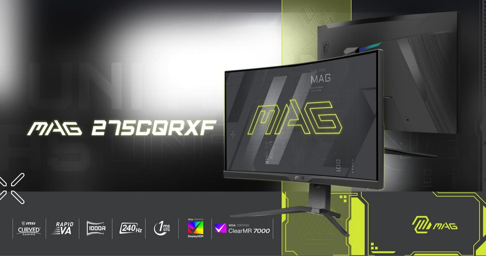 MSI 微星 MAG 275CQRXF 27型 VA 2K 