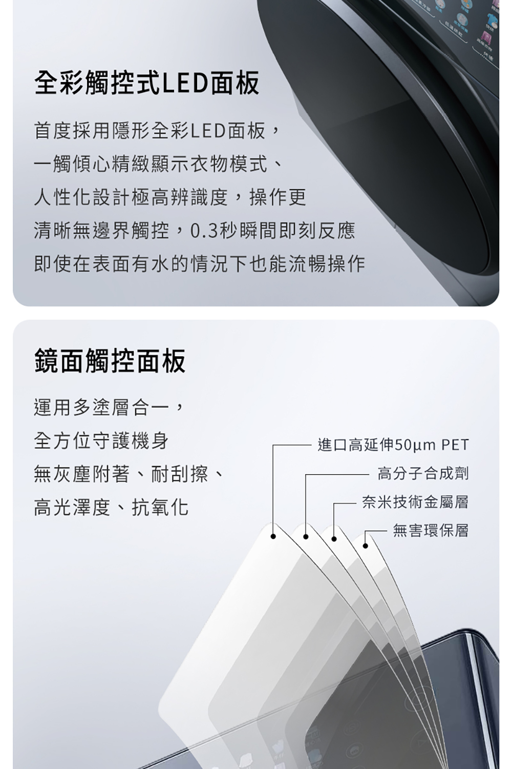 清晰無邊界觸控,0.3秒瞬間即刻反應