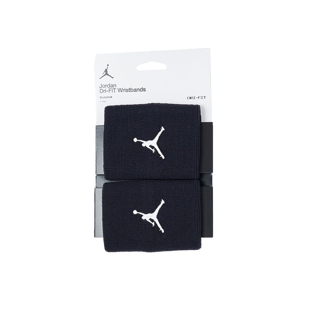 NIKE 耐吉 Jordan DRI-FIT 黑白 單色腕帶