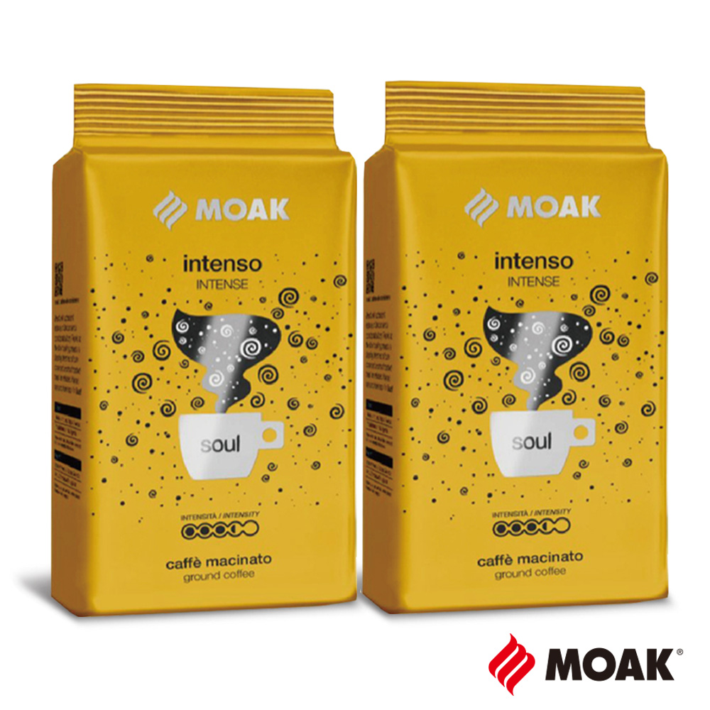 MOAK 義大利Intenso Soul金牌咖啡粉x2包(2