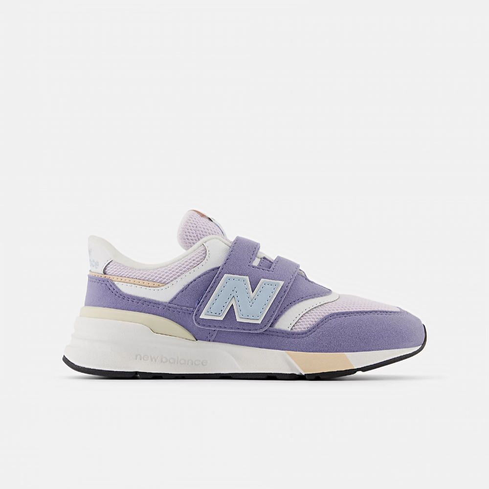 NEW BALANCE NB 運動鞋 童鞋 中童 魔鬼氈 紫