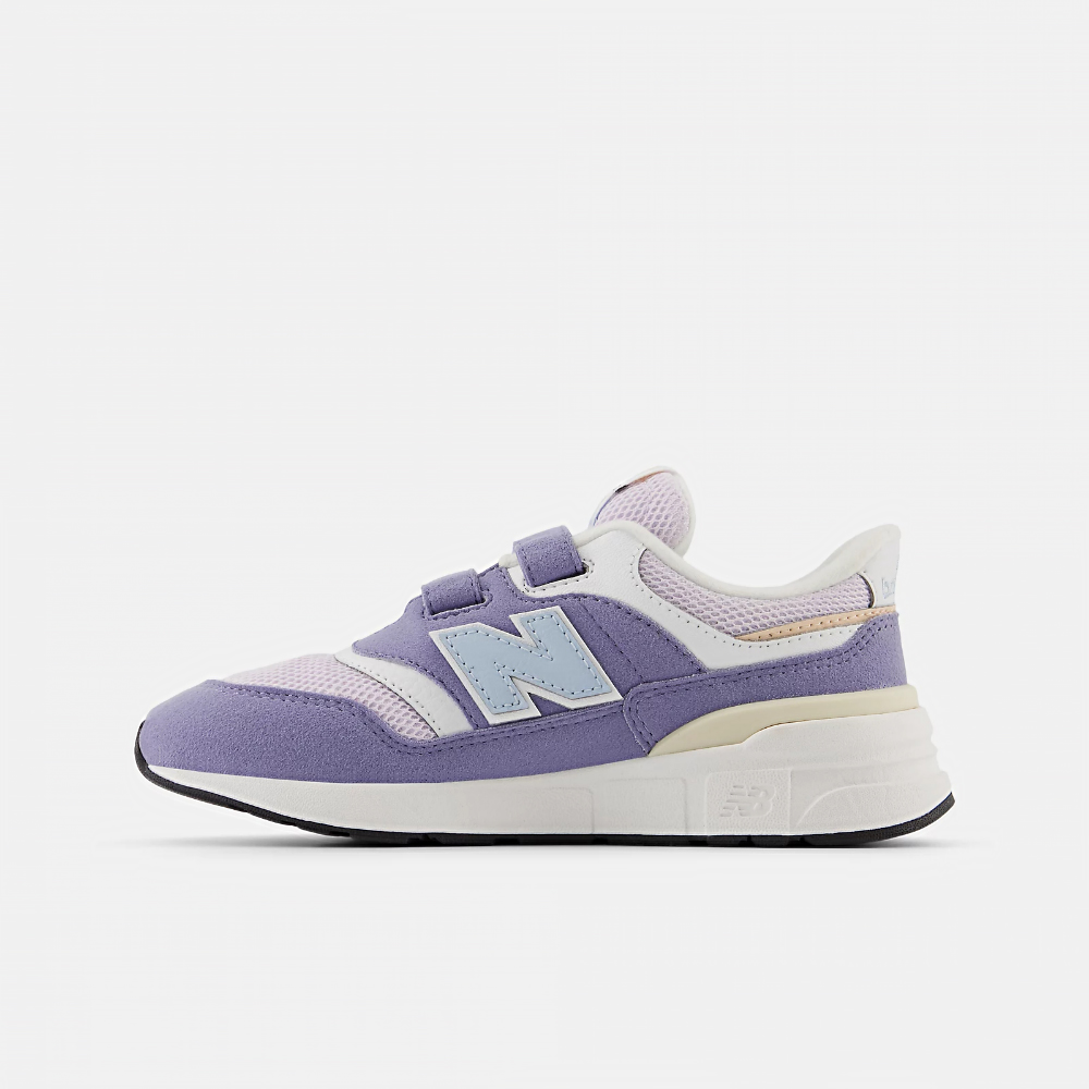 NEW BALANCE NB 運動鞋 童鞋 中童 魔鬼氈 紫