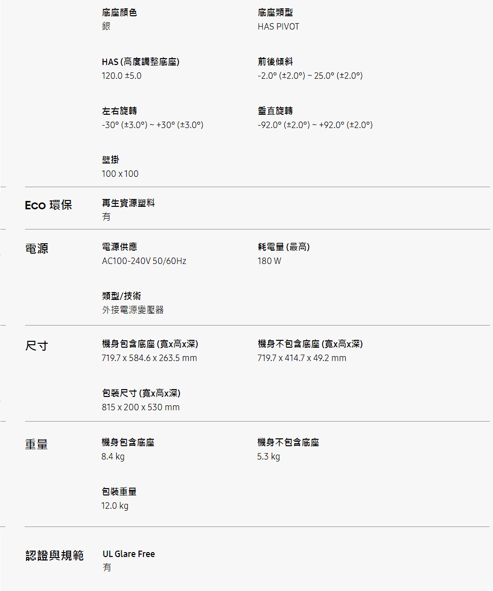 SAMSUNG三星 S32DG802SC - 詳情7