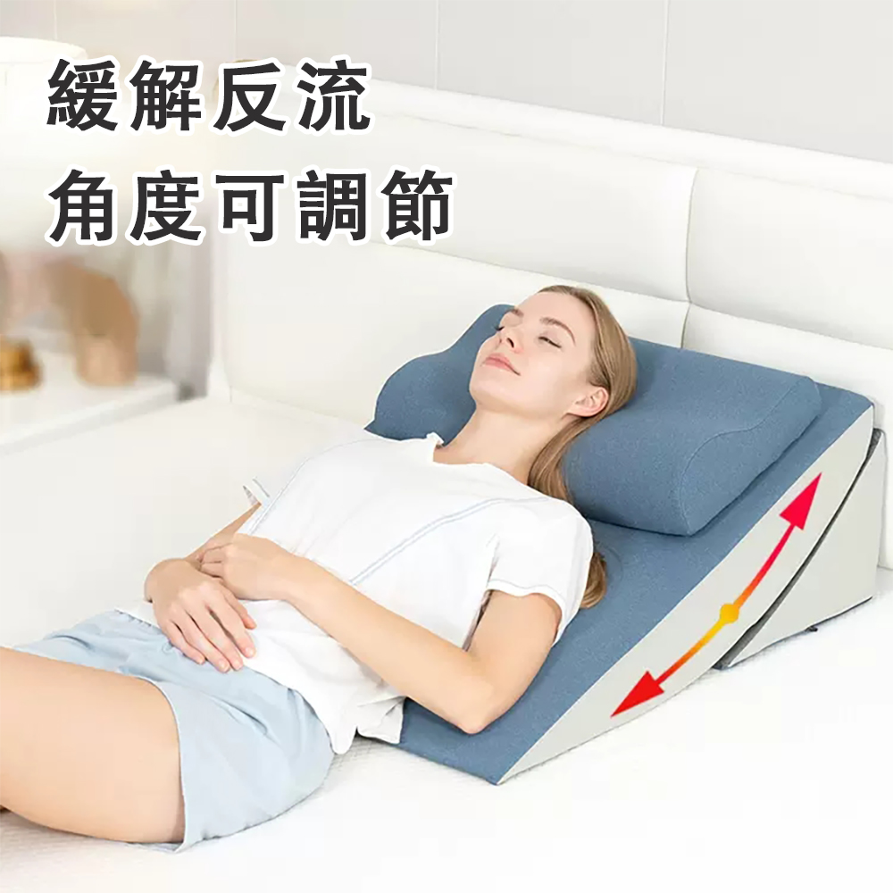 郝眠 護理靠背三角枕 床頭靠墊(80*60*13ｃｍ老人孕婦