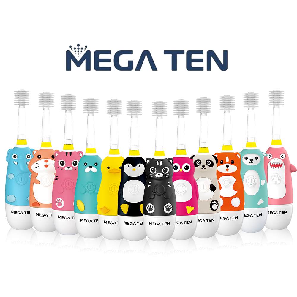 Mega Ten 幼童電動牙刷+6個刷頭(多款可選)折扣推薦