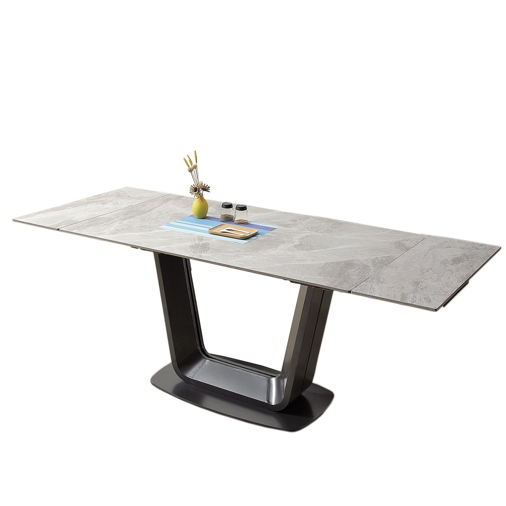 obis 康托爾6.6尺岩板伸縮餐桌 推薦