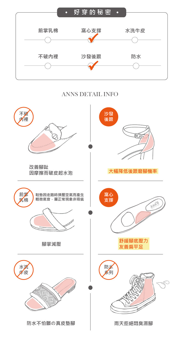 Ann’S 拇指外翻大容量!名品編織羊皮真皮蝴蝶結平底娃娃鞋