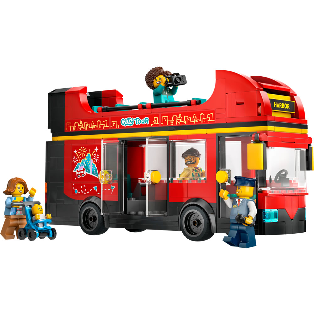 LEGO 樂高 LT60407 城市系列 - 紅色雙層觀光巴