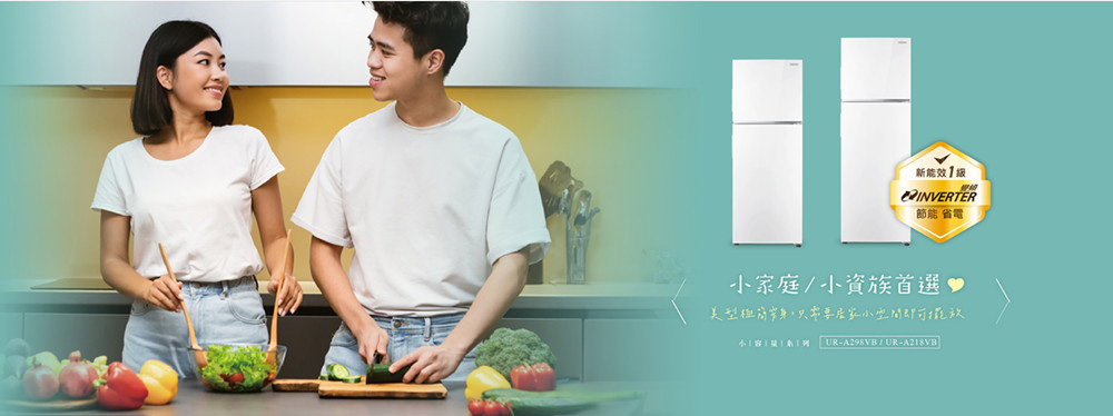 新能效级 節能 省電 小宗庭小資族首選 美型極簡窄身,只需要居家小空間即可擺放