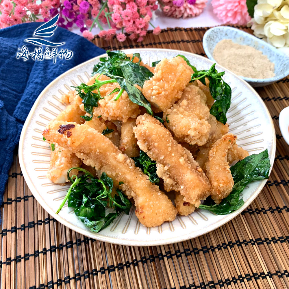 海揚鮮物 香酥魷魚條 300g/包(6入小資組/團購美食)評