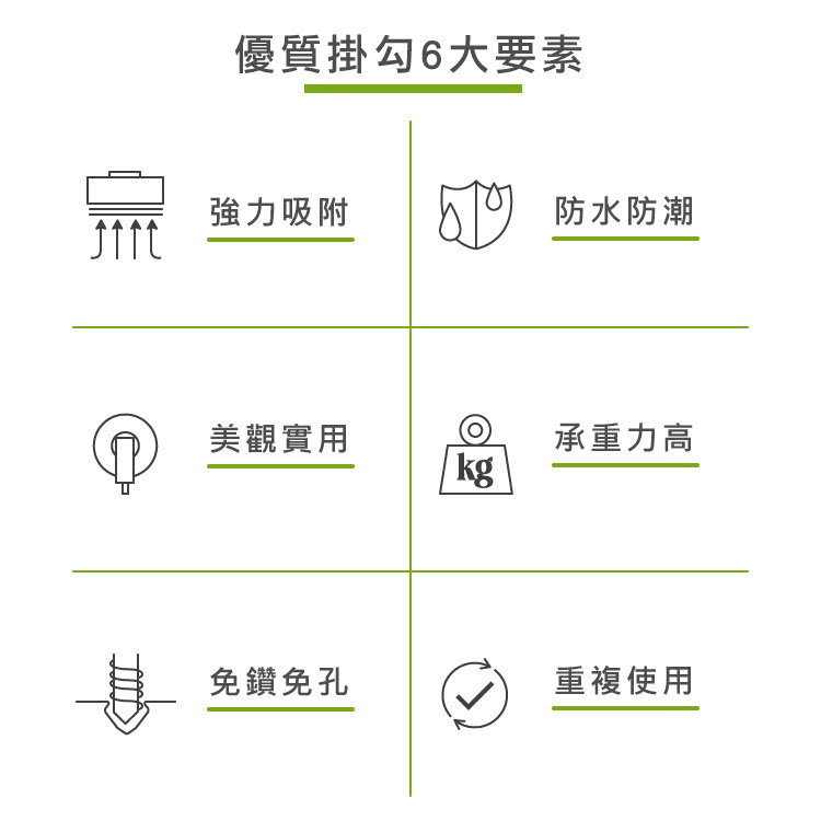 YOLE 悠樂居 日本無痕強力吸盤掛勾#1326027(超耐