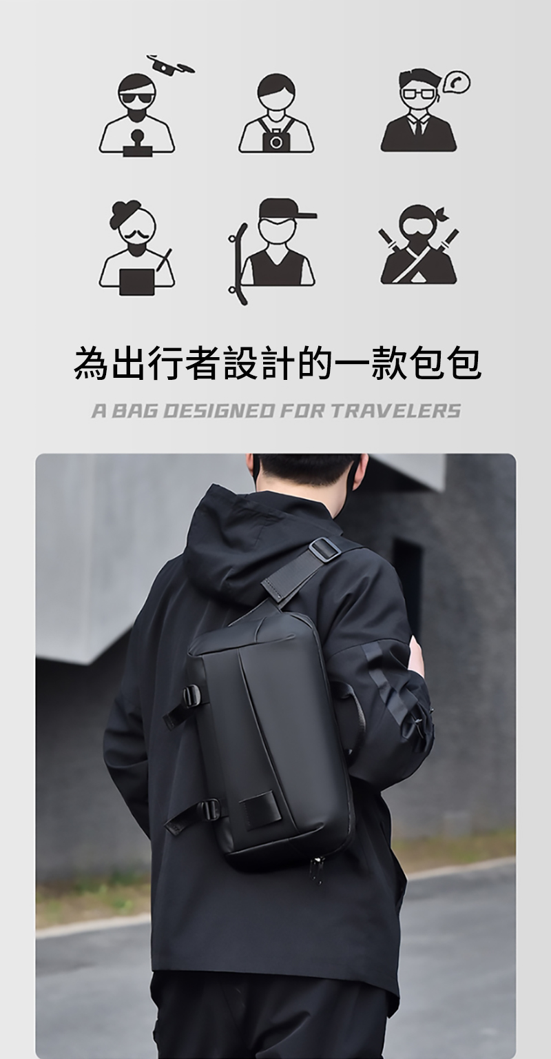 為出行者設計的一款包包 