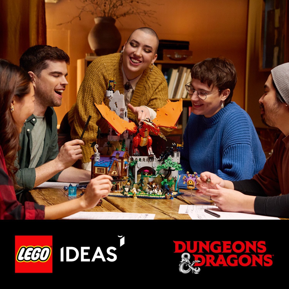 LEGO 樂高 Ideas 21348 龍與地下城：紅龍傳奇