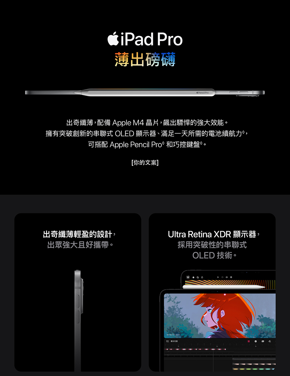 Apple 2024 iPad Pro 11吋/WiFi/2