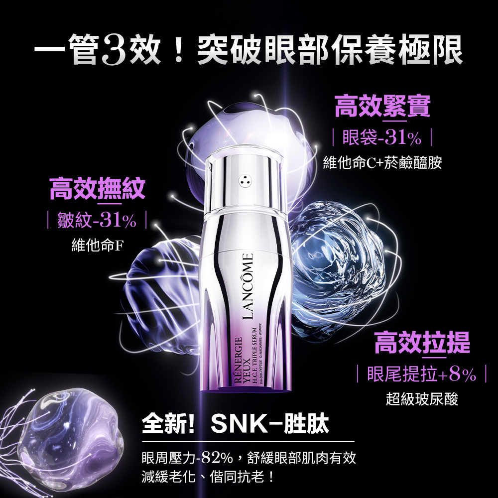 蘭蔻 官方直營 超緊顏抗痕拉提三效眼萃20ml(LANCOM