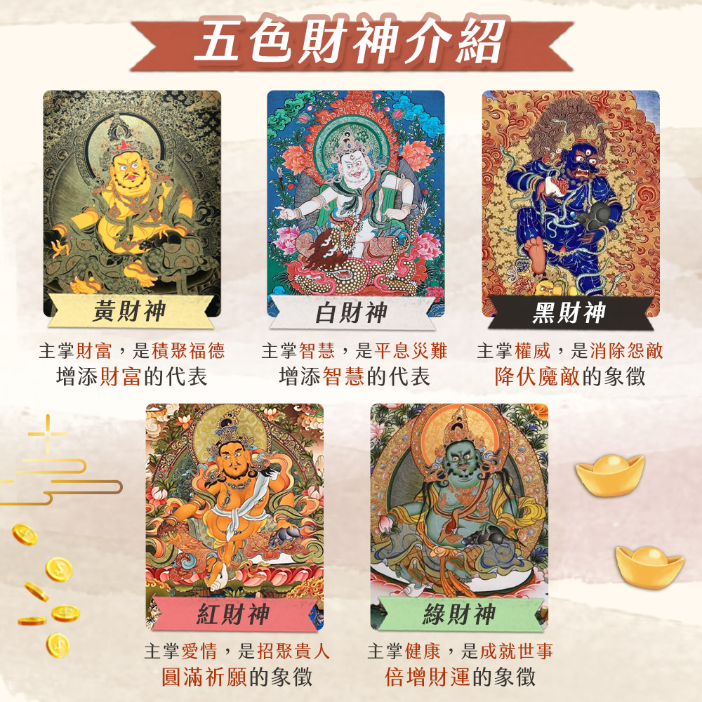 主掌財富,是積聚福德