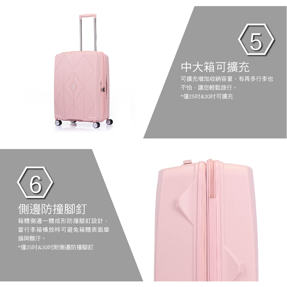 可擴充增加收納容量,有再多行李也