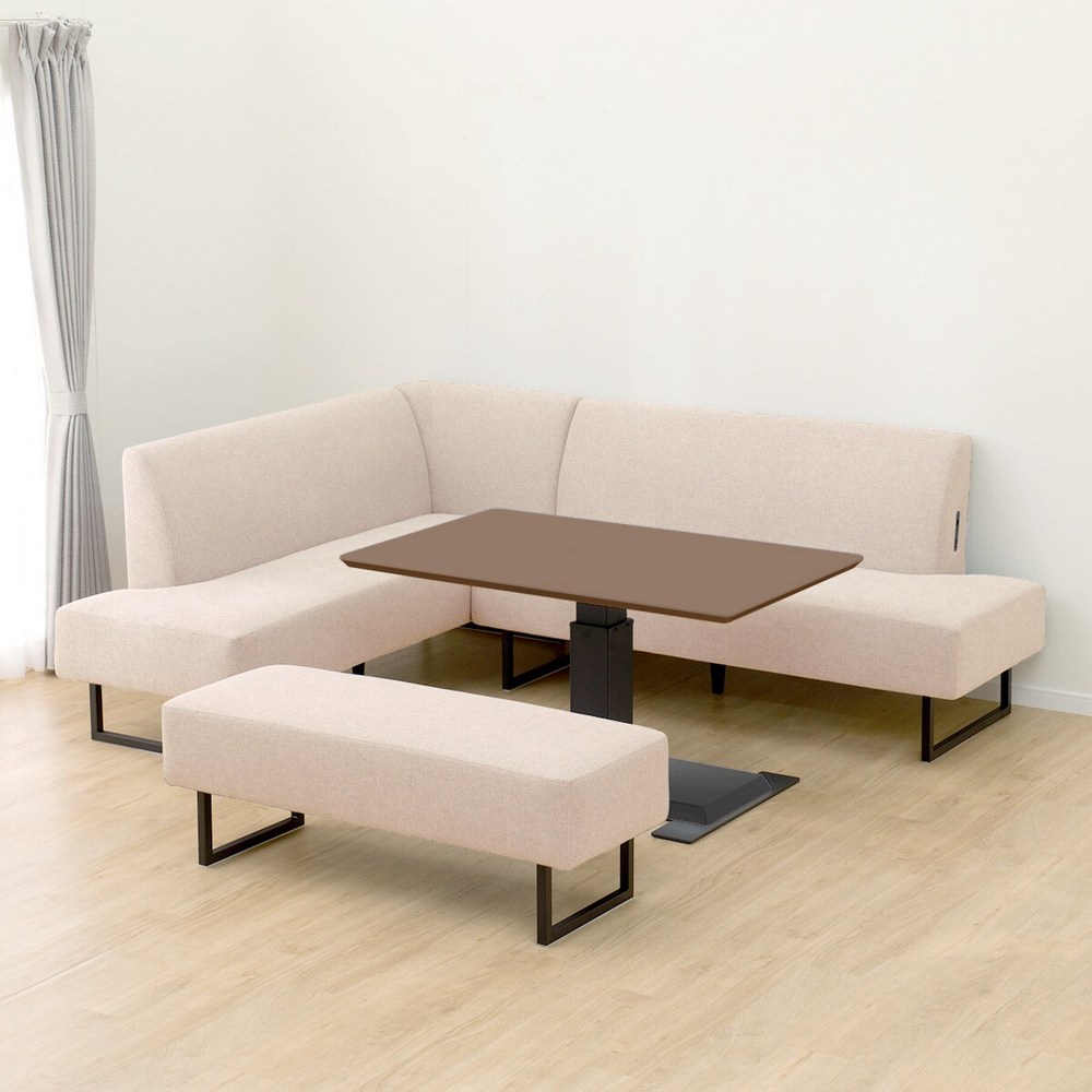 NITORI 宜得利家居 ◎耐磨 防潑水貓抓布 布質右L型沙