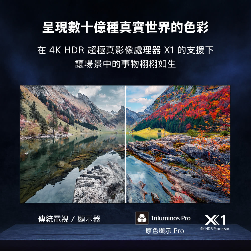 SONY 索尼 BRAVIA 3 65吋 X1 4K HDR