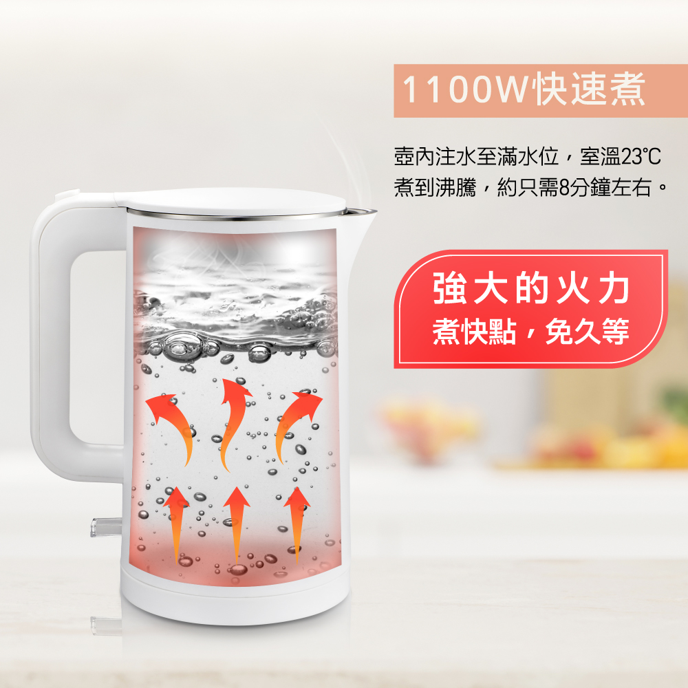 大家源】雙層防燙快煮壺(TCY-261807) - momo購物網- 好評推薦-2026年5月