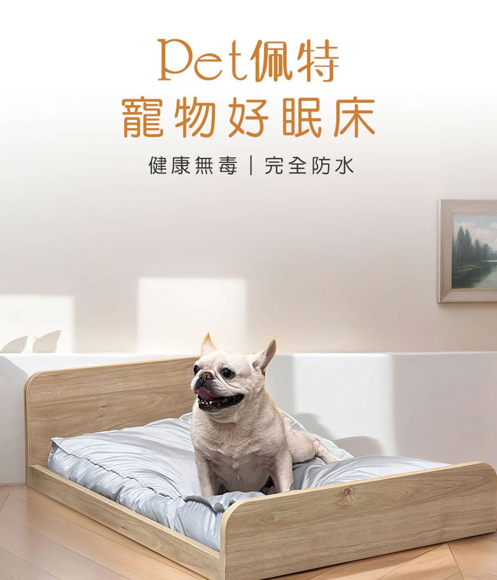 myhome8居家無限 Pet佩特寵物好眠床 大 含床墊-人