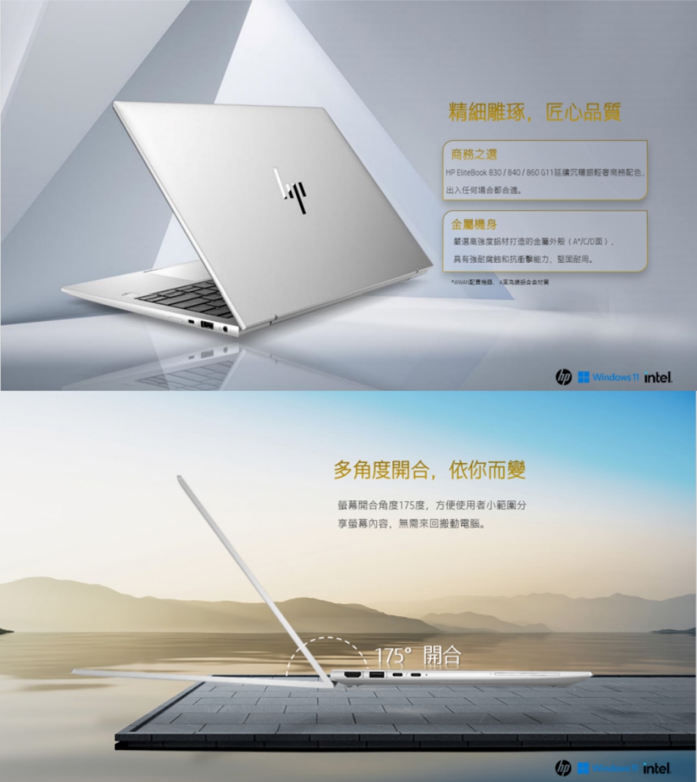 HP 惠普 14吋Ultra 5商用AI筆電旗艦款(Elit