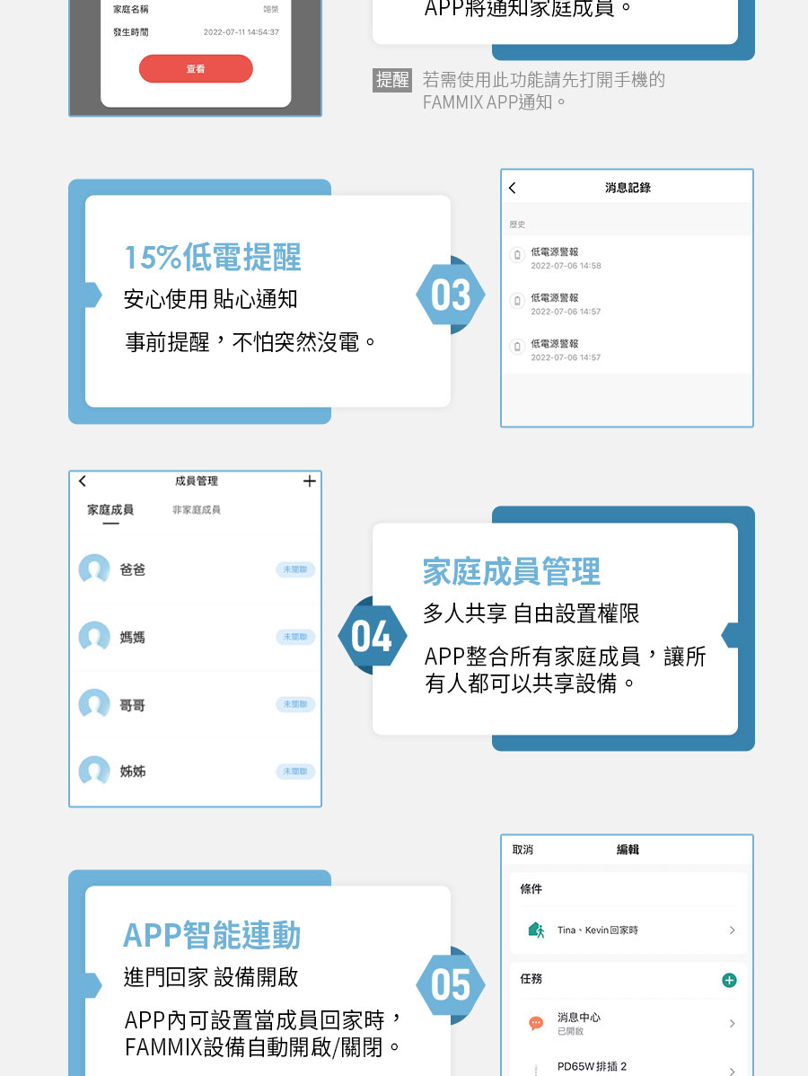 提醒 若需使用此功能請先打開手機的