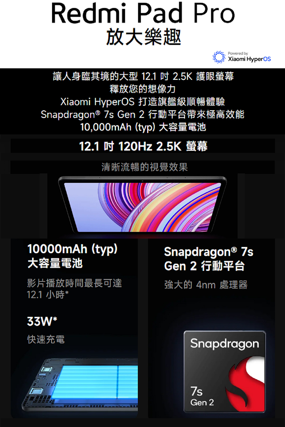 Snapdragon 7s Gen 2 行動平台帶來極高效能