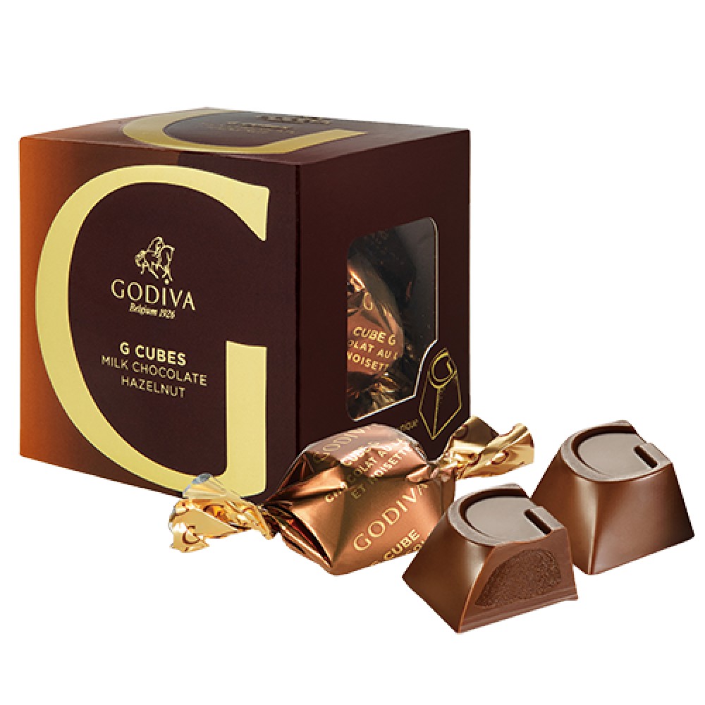 GODIVA G Cube 榛子牛奶松露巧克力5顆裝(珍食2