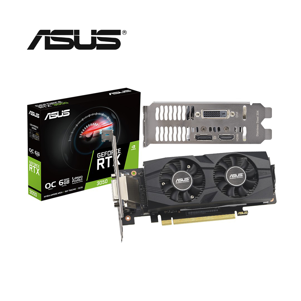 ASUS 華碩 RTX3050-O6G-LP-BRK 顯示卡
