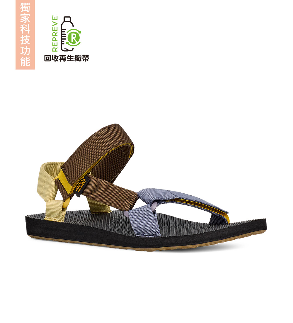 TEVA 男涼鞋 經典緹花織帶涼鞋/雨鞋/水鞋/海灘鞋 Or