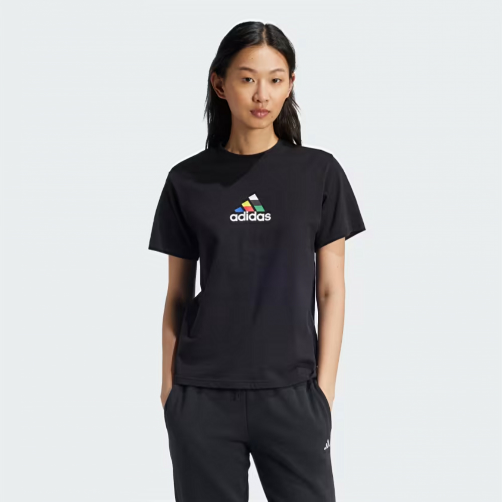 adidas 愛迪達 短袖上衣 女款 運動 W TIRO N