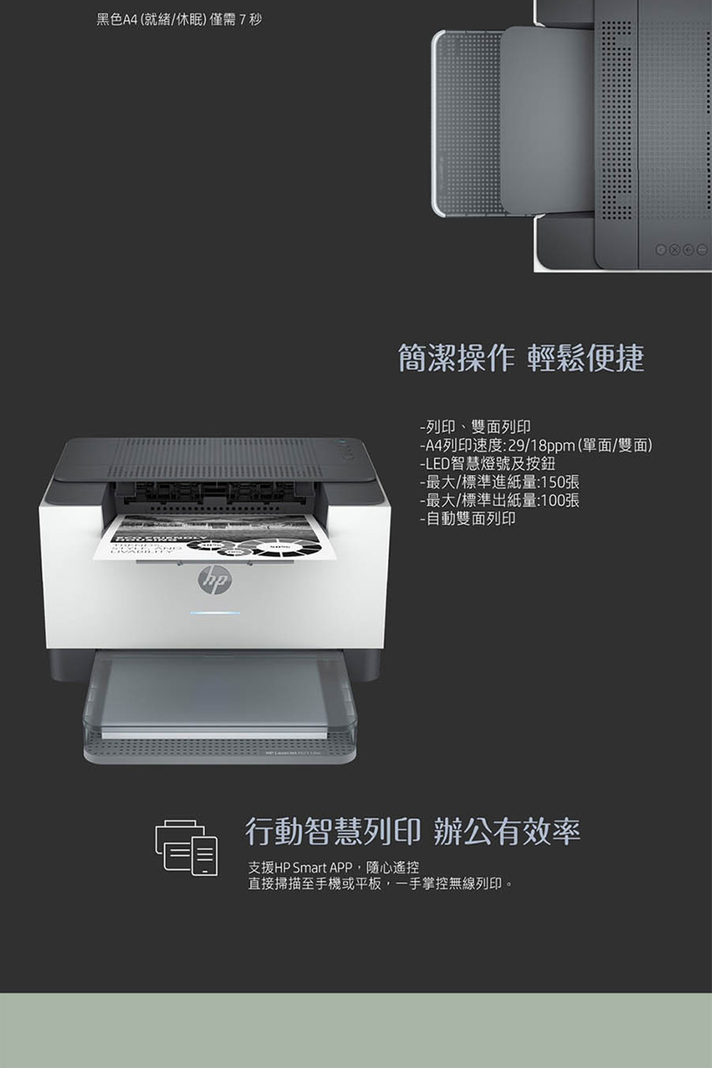 HP 惠普 LaserJet M211dw 黑白無線雙面雷射