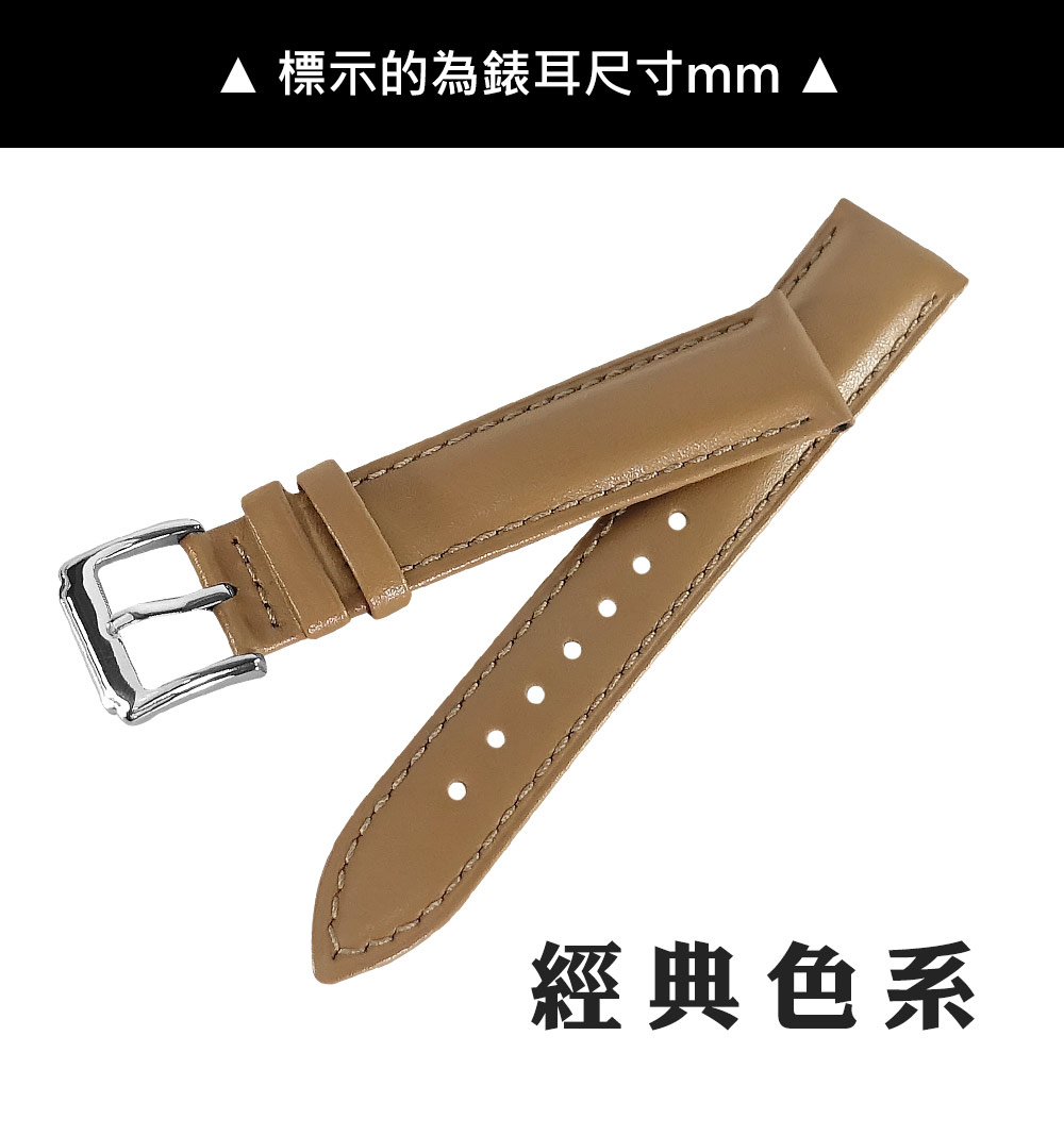 Watchband 16.18.20mm / 各品牌通用 細