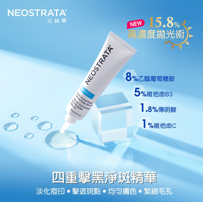 NeoStrata 妮傲絲翠 果酸淡化痘印強強聯手組（四重擊