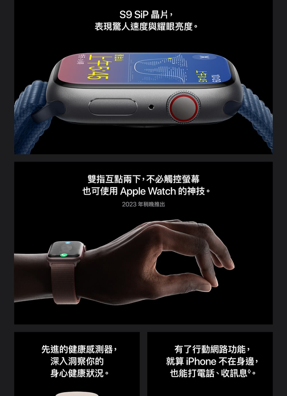 摺疊支架組 Apple Apple Watch S9 GPS