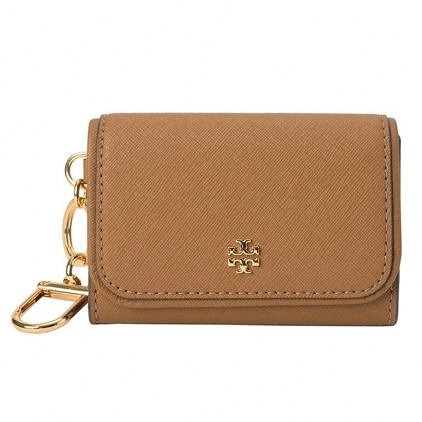 TORY BURCH Emerson系列奶茶色tb logo