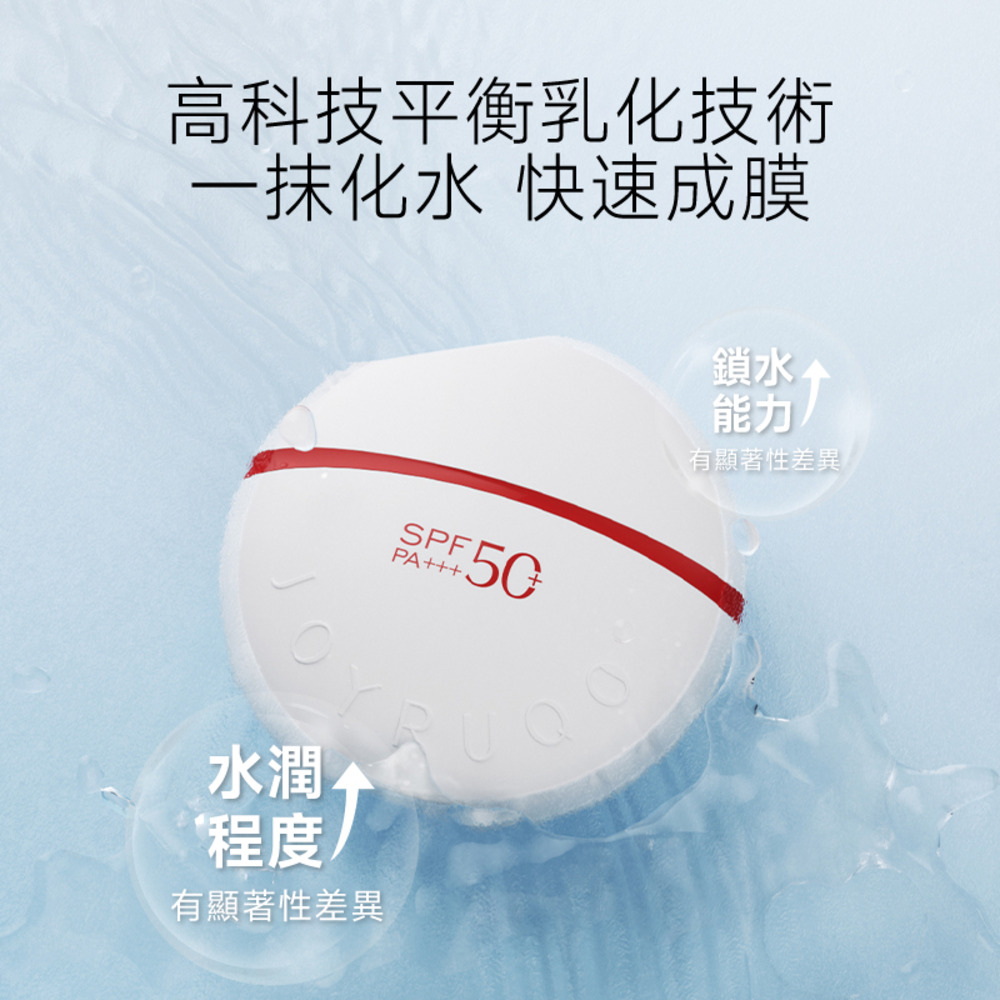 JOYRUQO 嬌潤泉 嬌潤泉羽感水漾防曬乳 80G 2大(