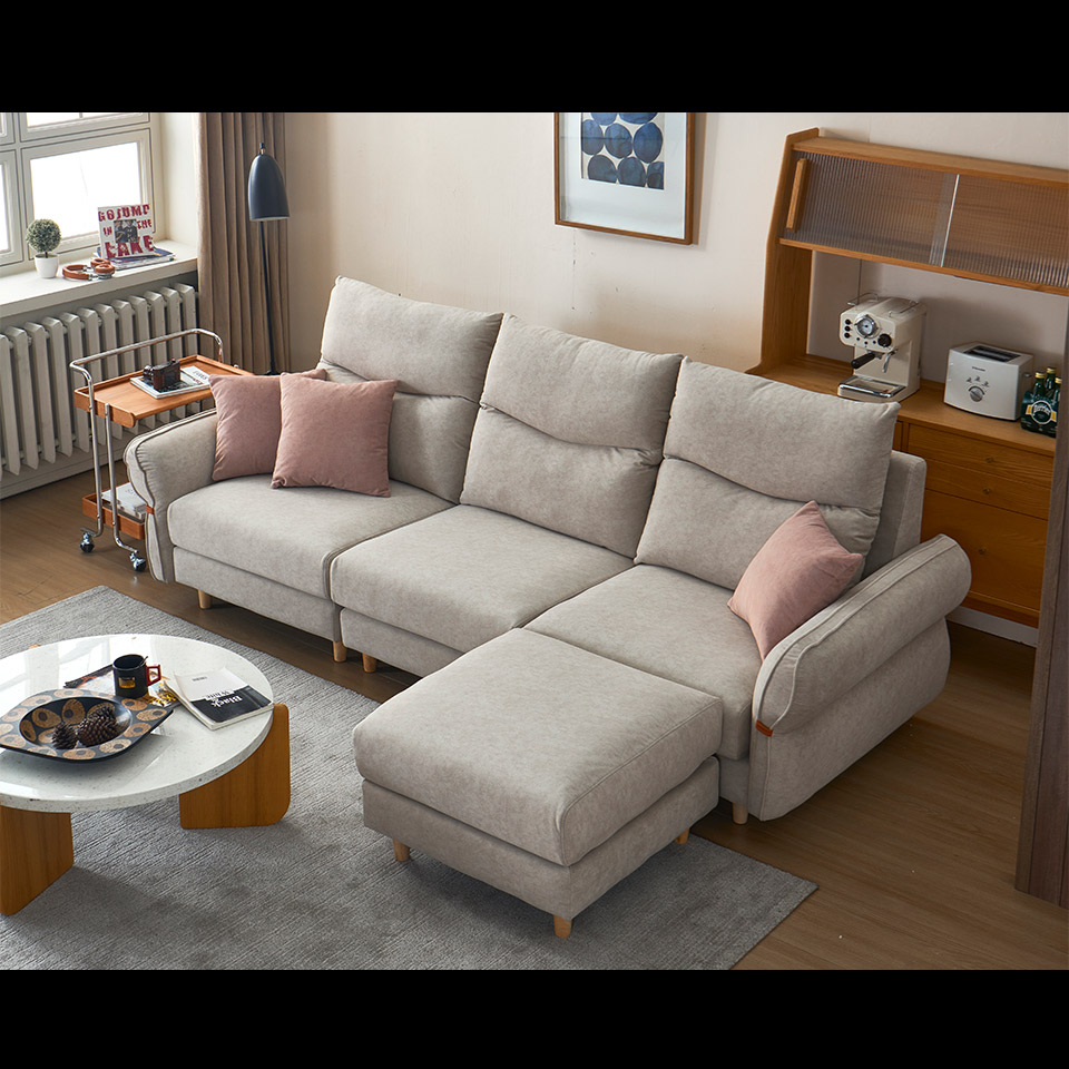 擇木深耕 艾蜜麗L型貓抓布沙發評價推薦