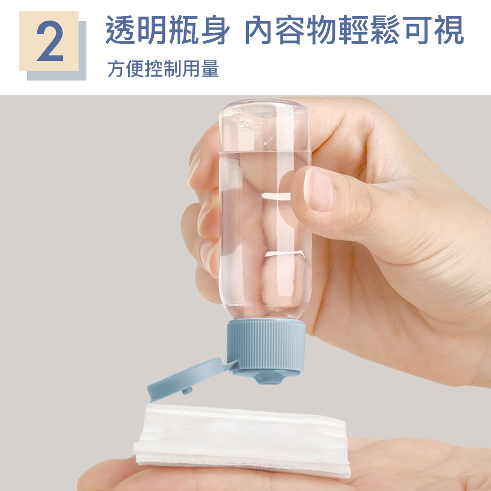 透明瓶身 內容物輕鬆可視 方便控制用量 