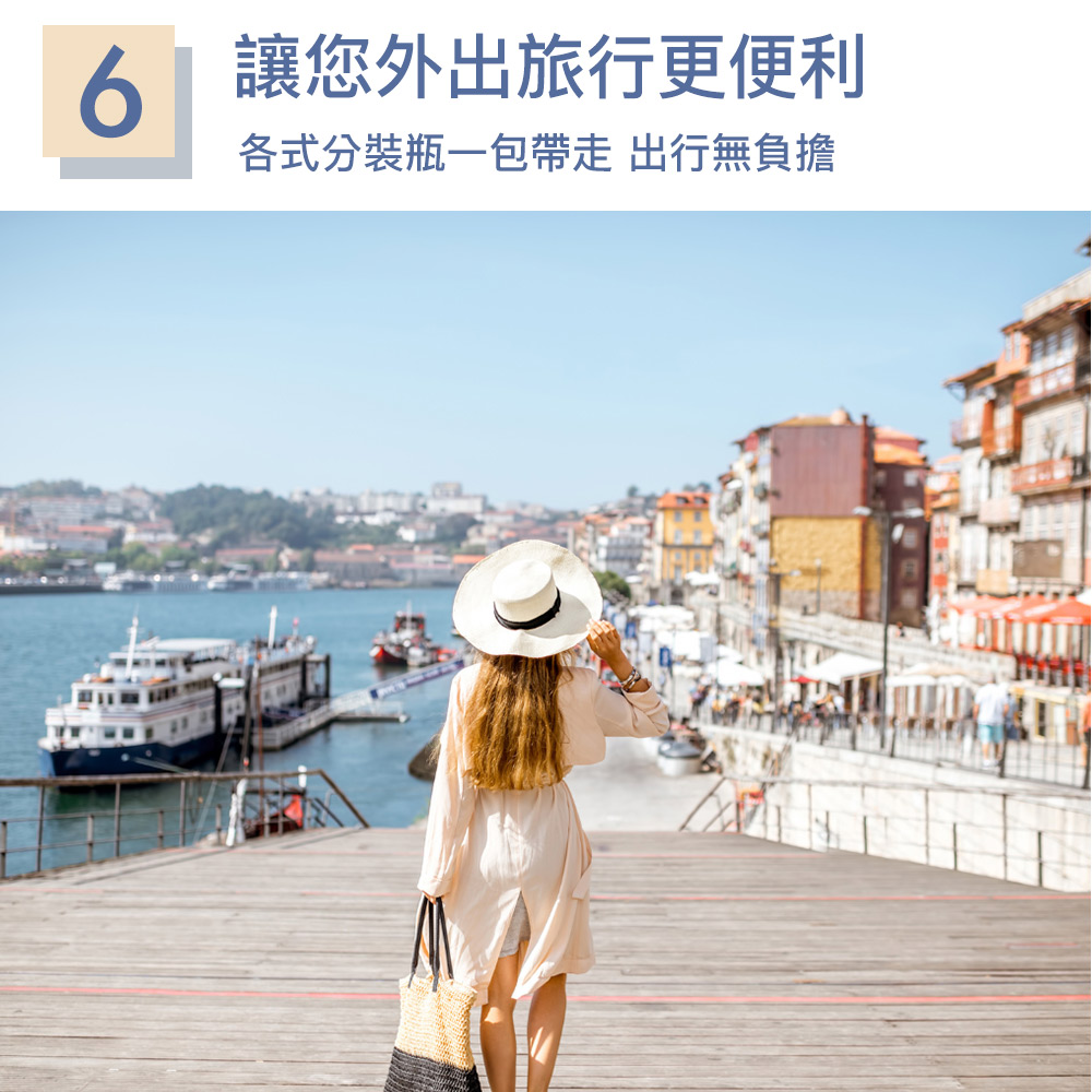 6 讓您外出旅行更便利 各式分裝瓶一包帶走出行無負擔 