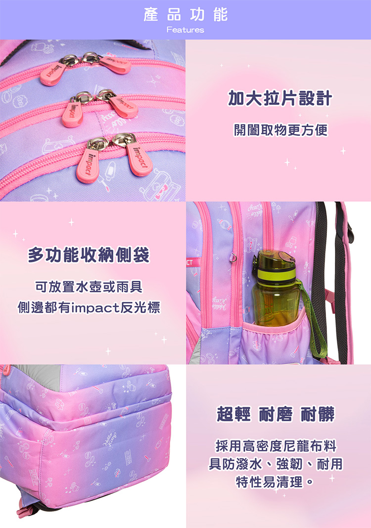 側邊都有impact反光標
