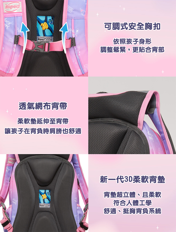 讓孩子在背負時肩膀也舒適