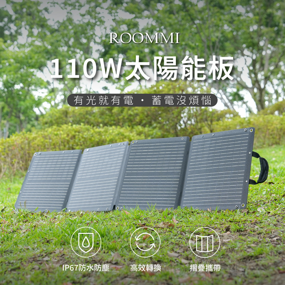 Roommi 110W 太陽能充電板(太陽能充電板) 推薦