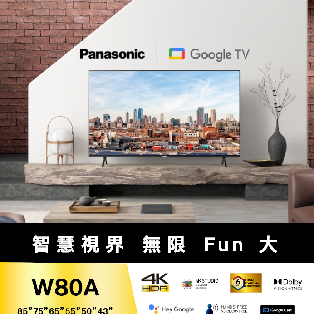 Panasonic 國際牌 55型4K HDR Google