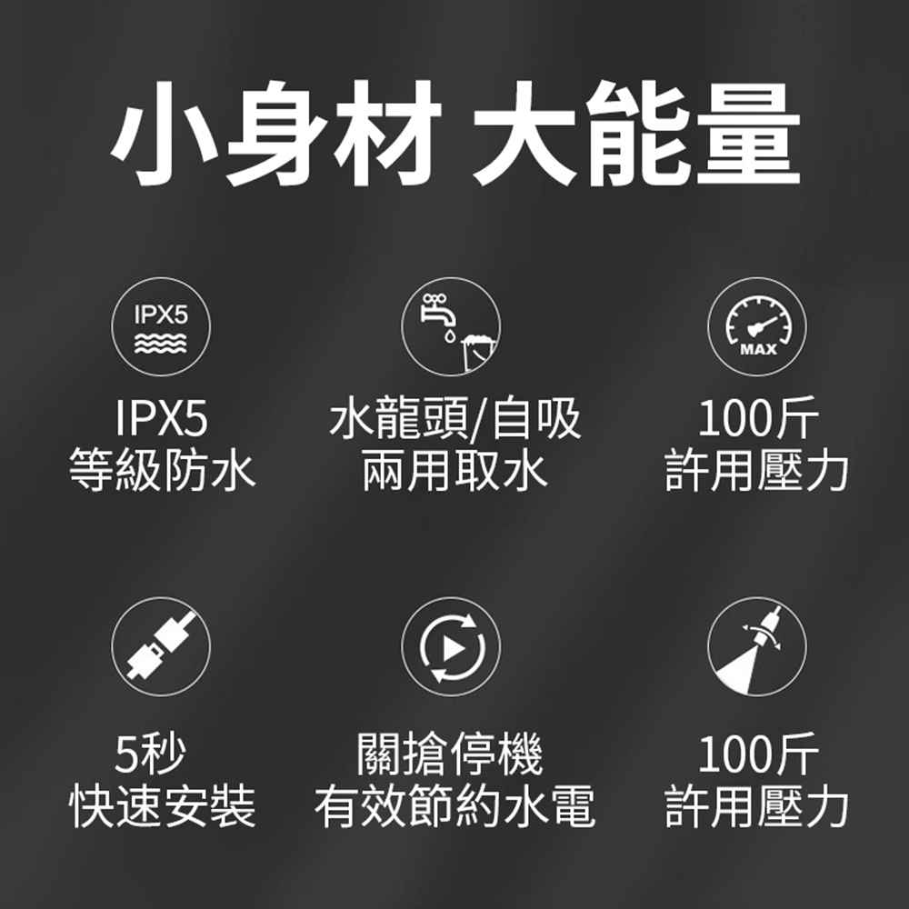 小達 高壓沖洗機 2000W便攜式高壓水槍 超強版高壓清洗機