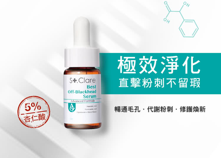 St.Clare 聖克萊爾 新煥肌粉刺代謝精華15mlx2入