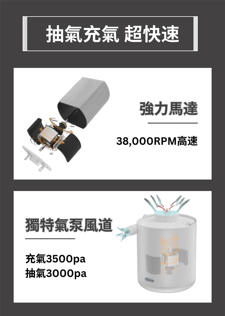 舒而嘉 迷你電動抽氣幫浦 無線款(電動抽氣機 真空抽氣機 充