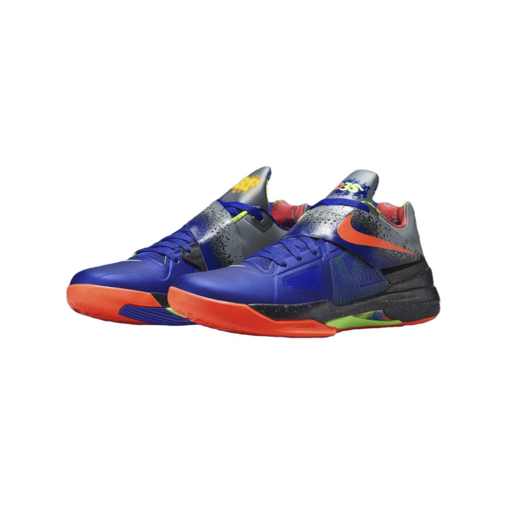 NIKE 耐吉 Nike KD 4 Nerf 螢光紫藍 FQ