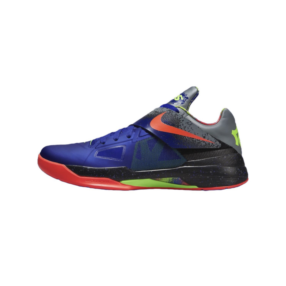 NIKE 耐吉 Nike KD 4 Nerf 螢光紫藍 FQ